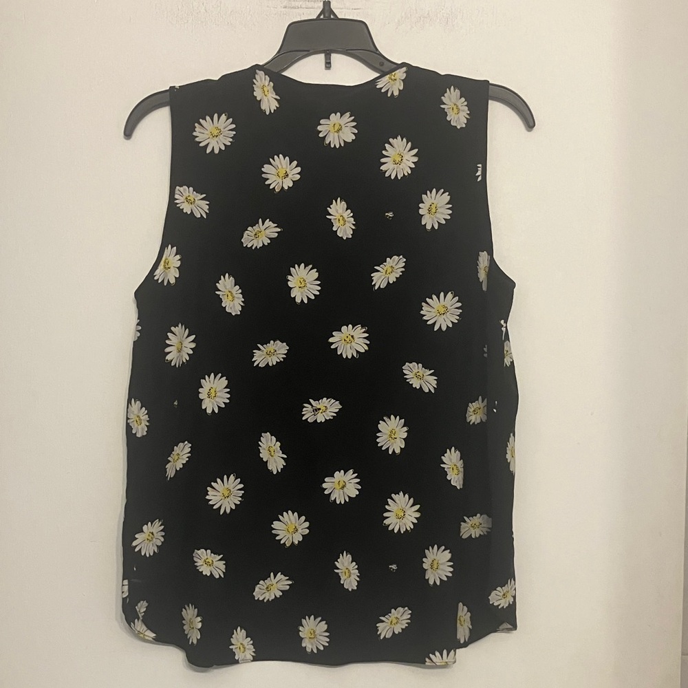 Kate spade daisy+ bee silk blend sleeveless keyhole convertible blouse womens M - Picture 5 of 9